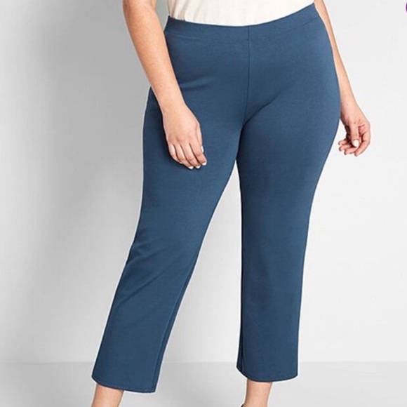 ModCloth blue flare & now pants size xl - Picture 1 of 7